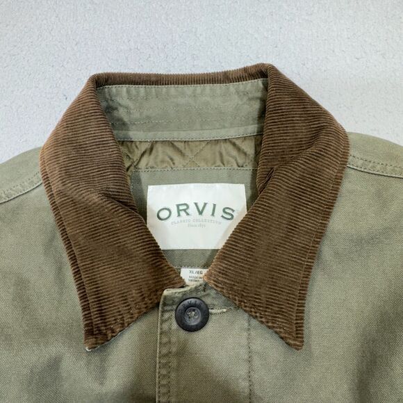 COPY - Orvis Jacket Men Extra Large Green Barn Coat Chore Hunting Corduroy Coll… - Picture 5 of 16
